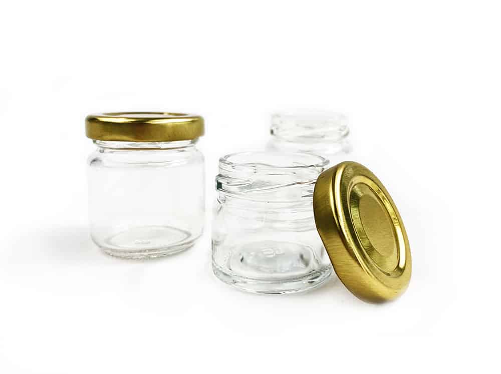 Grassaft Gläschen mit Deckel