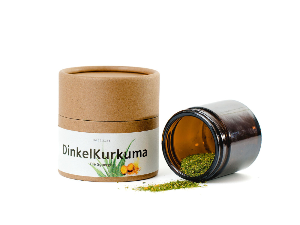 Weizengras Dinkel Kurkuma Granulat
