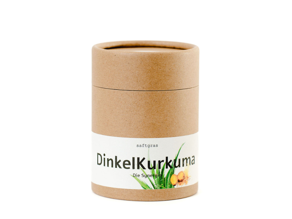 Weizengras Dinkel Kurkuma Kapseln
